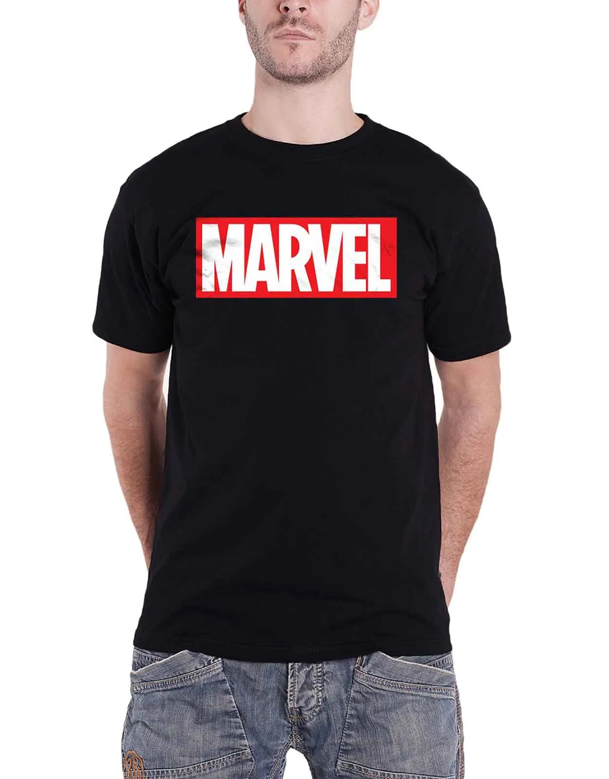 Classic Box Logo Marvel T Shirt sold by Paradiso Clothing