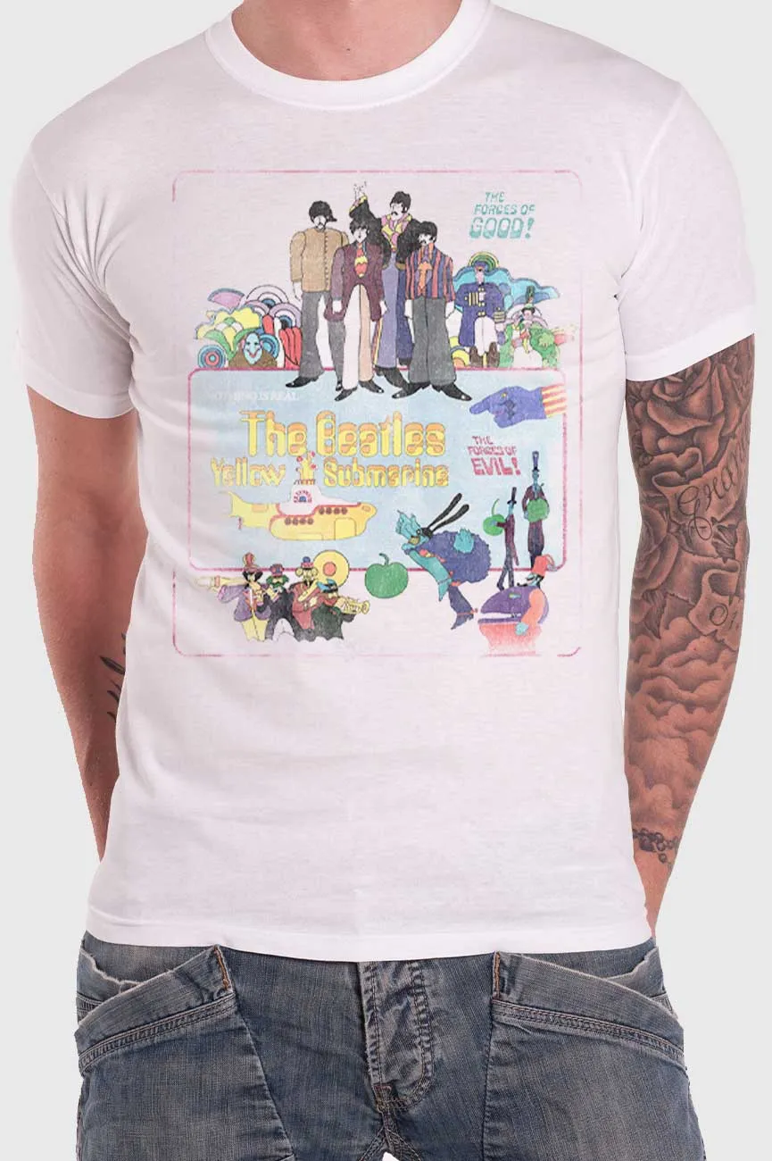 The Beatles Yellow Submarine Vintage Movie Poster T Shirt sold by Paradiso Clothing product image thumbnail 2