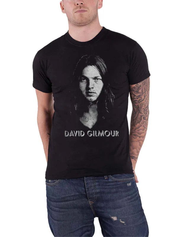David Gilmour Halftone Face T Shirt sold by Paradiso Clothing