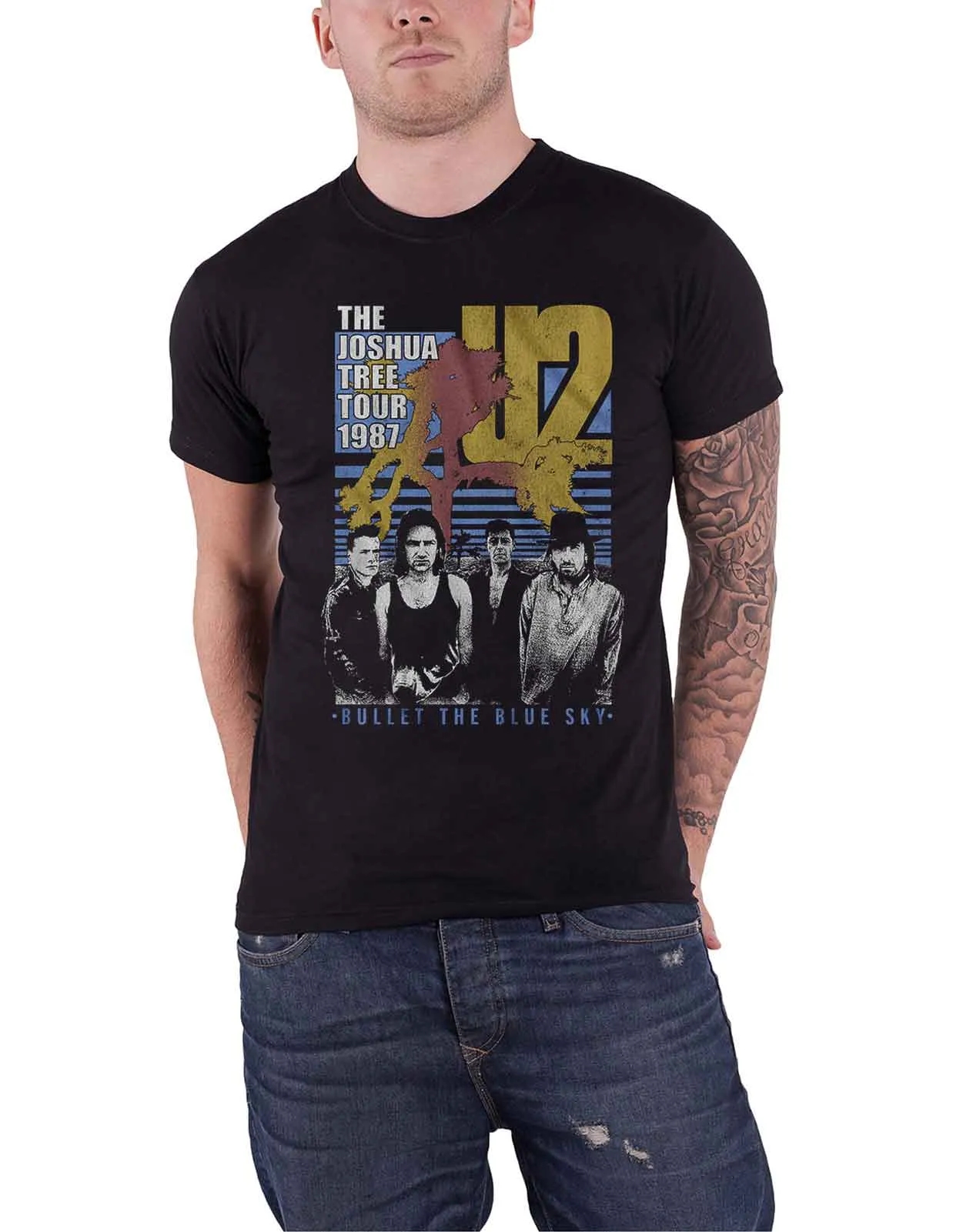 U2 Bullet The Blue Sky T Shirt sold by Paradiso Clothing