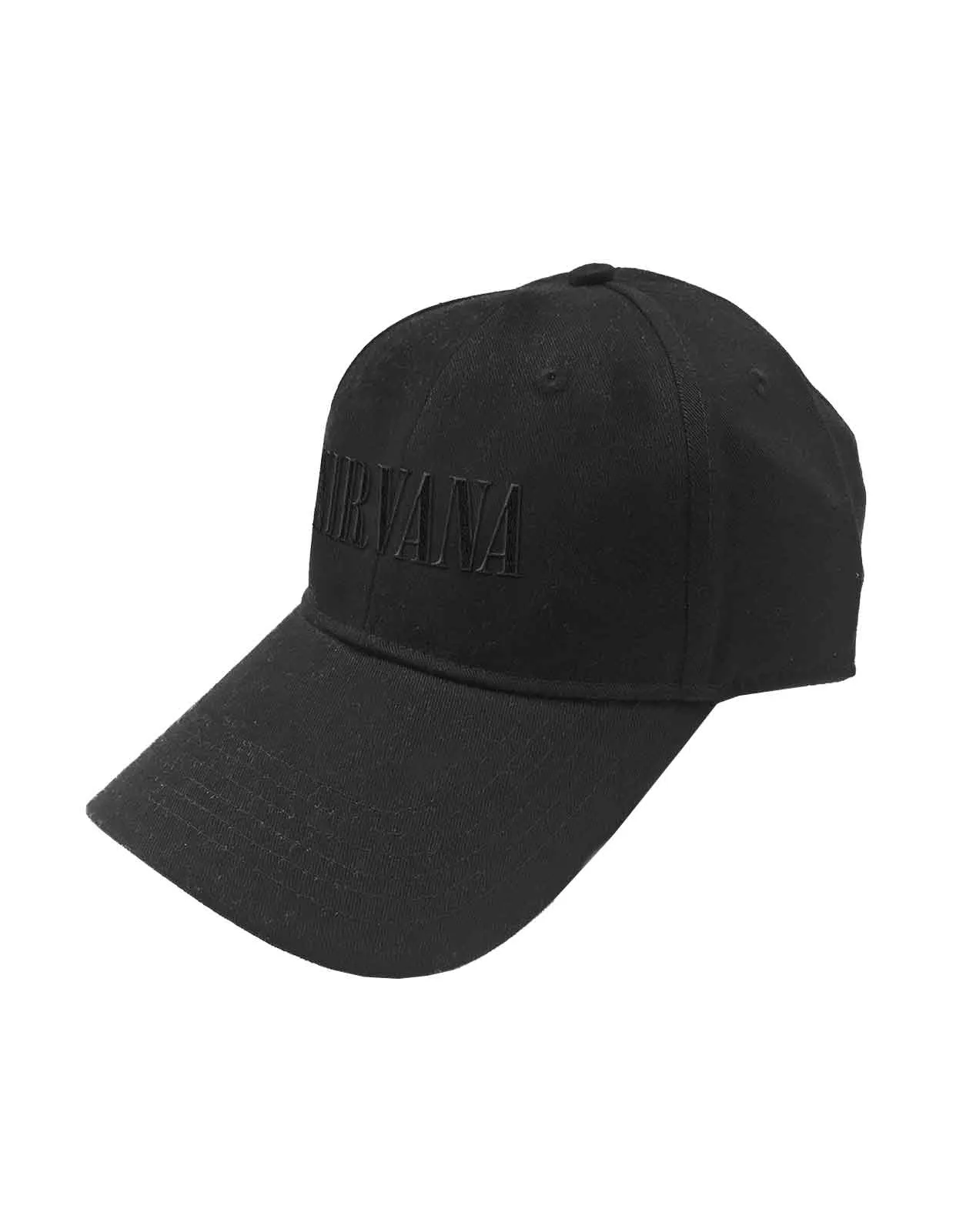 Nirvana Text Band Logo Strapback Baseball Cap sold by Paradiso Clothing