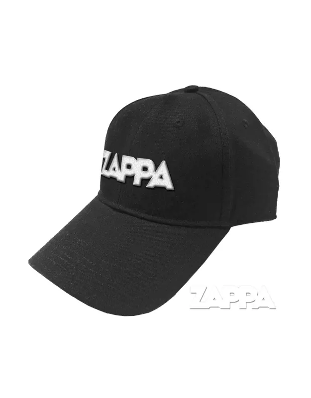 Frank Zappa Zappa Black Strapback Baseball Cap sold by Paradiso Clothing