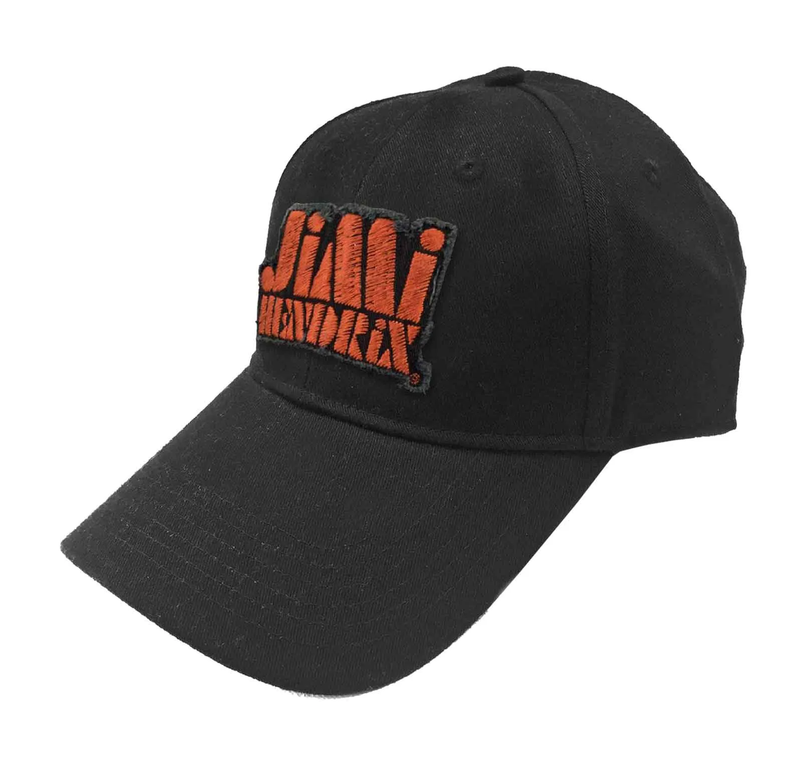 Jimi Hendrix Orange Stencil Logo Strapback sold by Paradiso Clothing