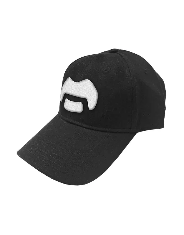 Frank Zappa White Moustache Strapback Baseball Cap sold by Paradiso Clothing