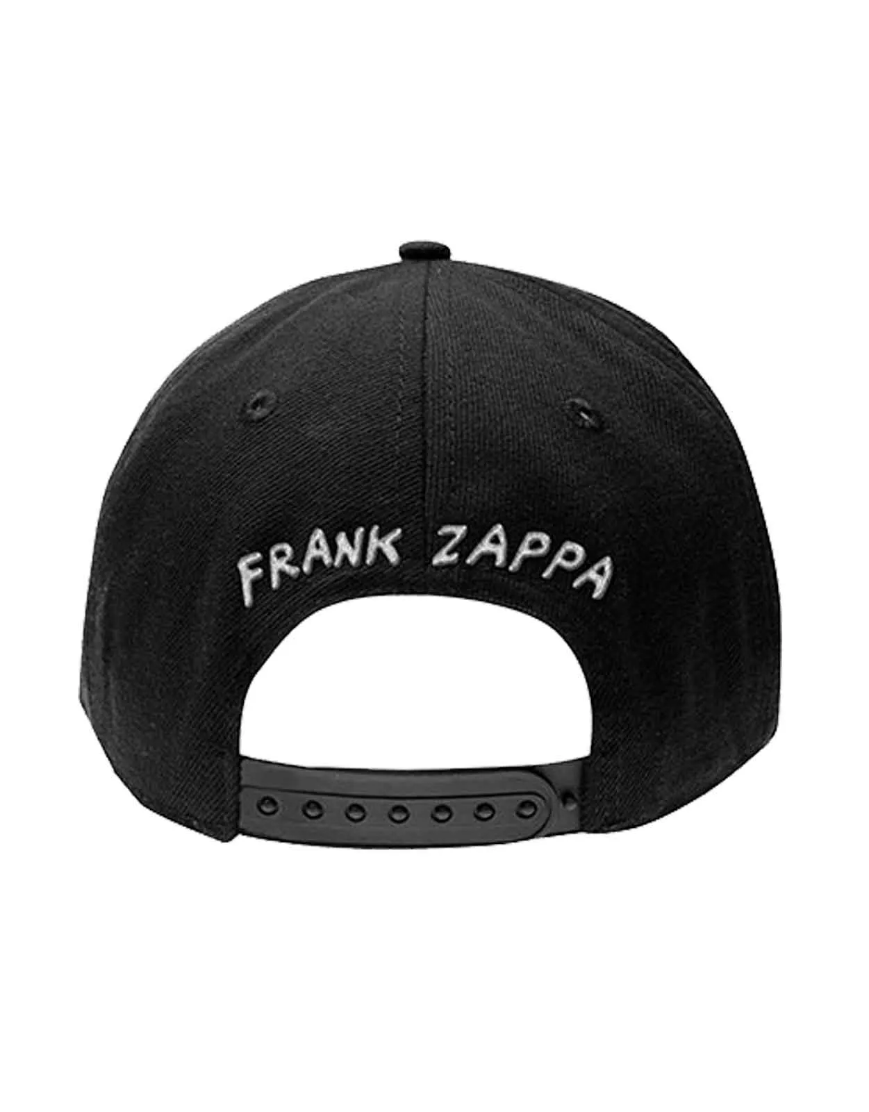 Frank Zappa White Moustache Strapback Baseball Cap sold by Paradiso Clothing product image thumbnail 2