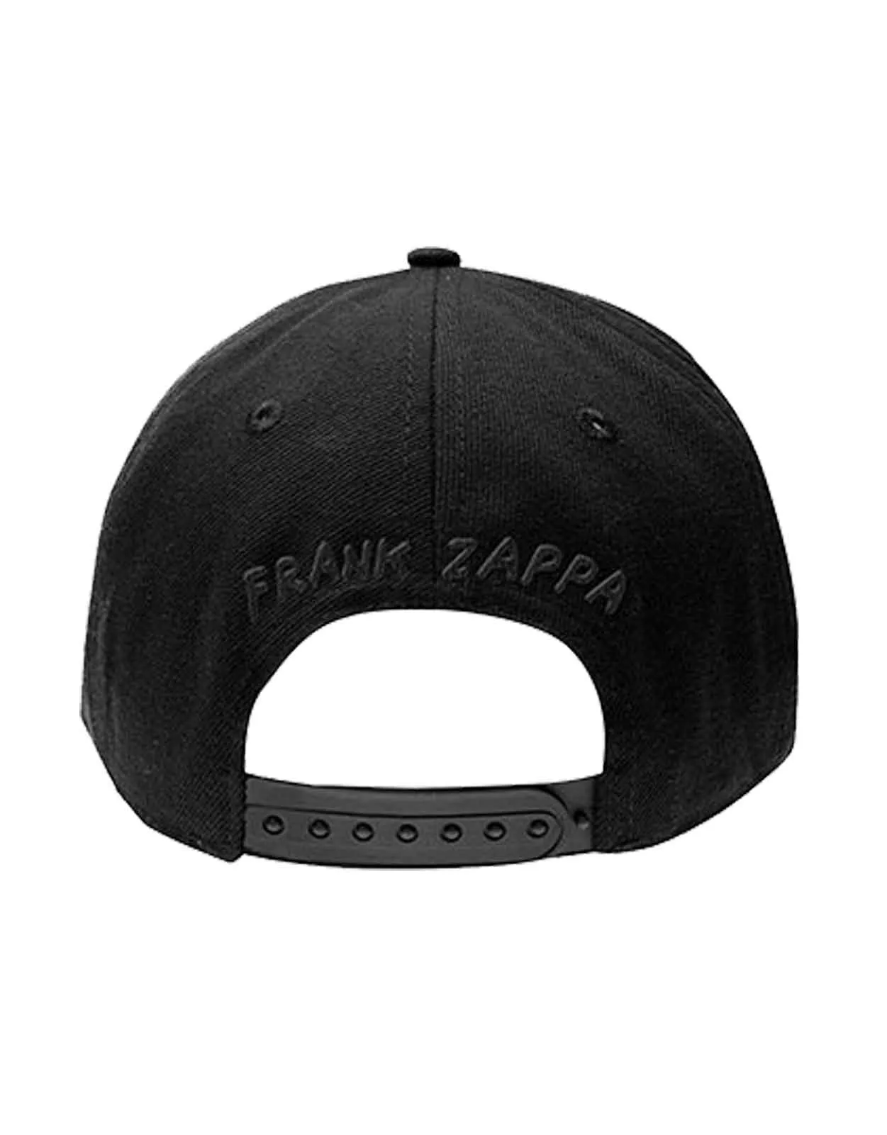 Frank Zappa Black Moustache Strapback Baseball Cap sold by Paradiso Clothing product image thumbnail 2