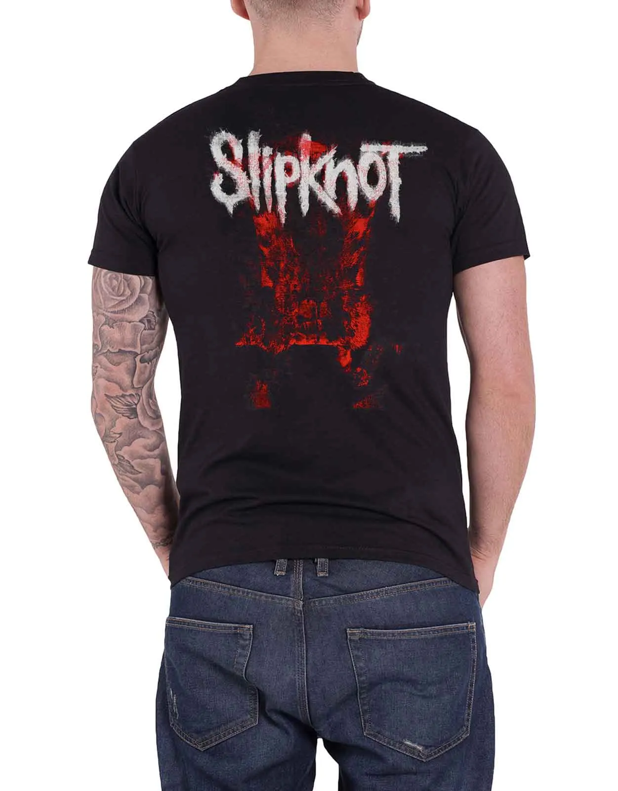 Slipknot All Out Life Devil Single Blur T Shirt sold by Paradiso Clothing product image thumbnail 2