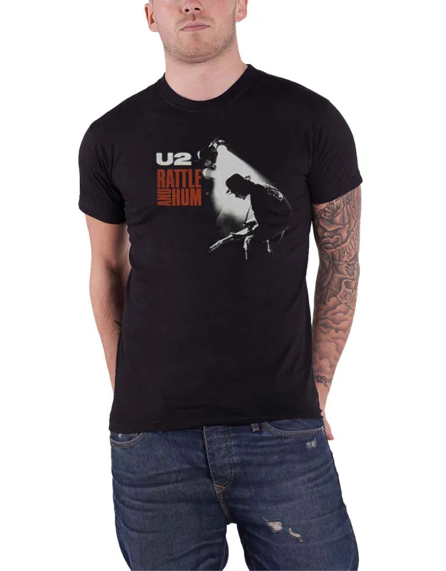 U2 Rattle & Hum Band Logo T Shirt sold by Paradiso Clothing