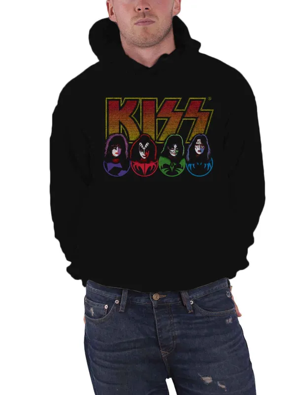 KISS Faces and Icons Hoodie sold by Paradiso Clothing
