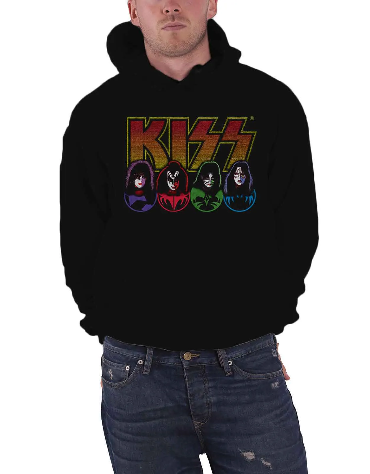 KISS Faces and Icons Hoodie sold by Paradiso Clothing