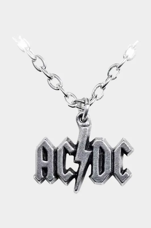 AC/DC 3D Voltage Logo Necklace made by AC/DC