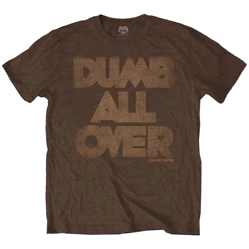 Frank Zappa Dumb All Over T Shirt sold by Paradiso Clothing