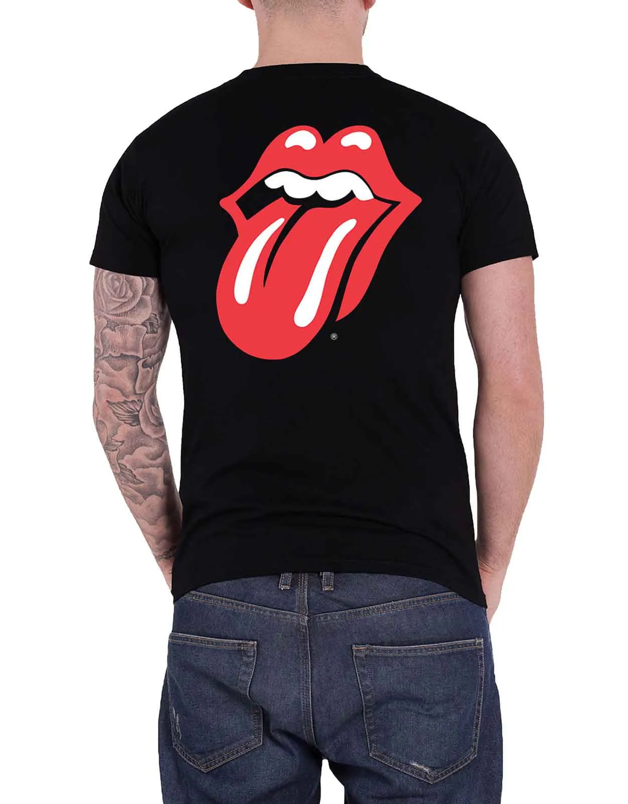 The Rolling Stones Classic Tongue Back Print Logo T Shirt sold by Paradiso Clothing product image thumbnail 2