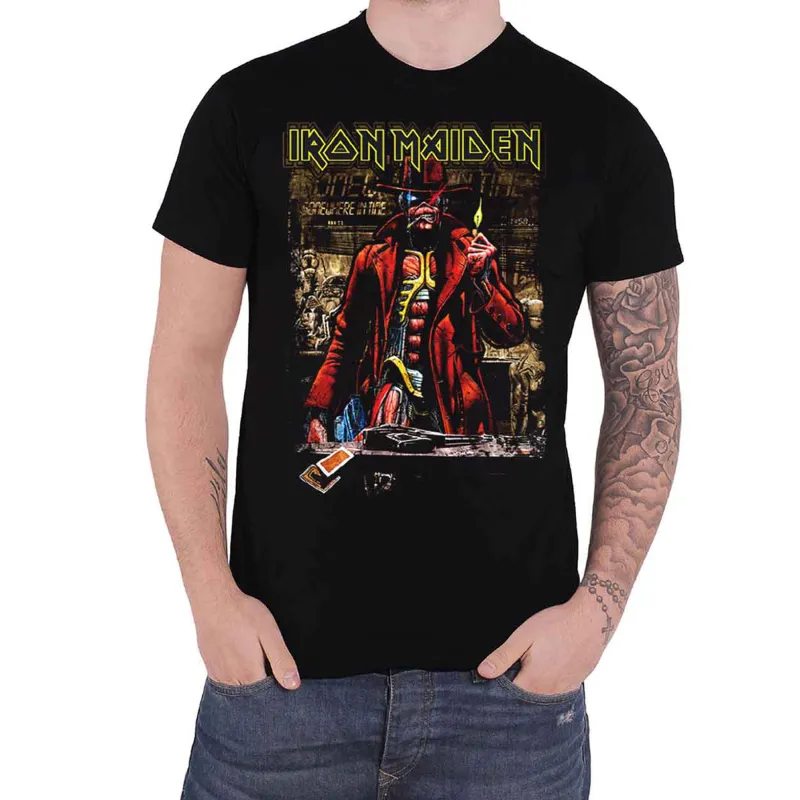 Iron Maiden Somewhere in time Stranger Sepia T Shirt sold by Paradiso Clothing