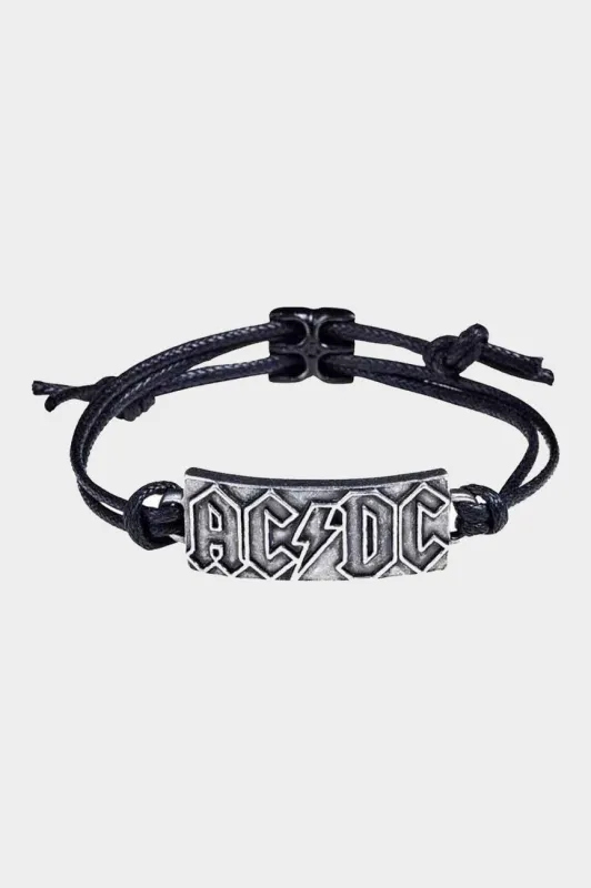 AC/DC Voltage 3D logo Wristband sold by Paradiso Clothing