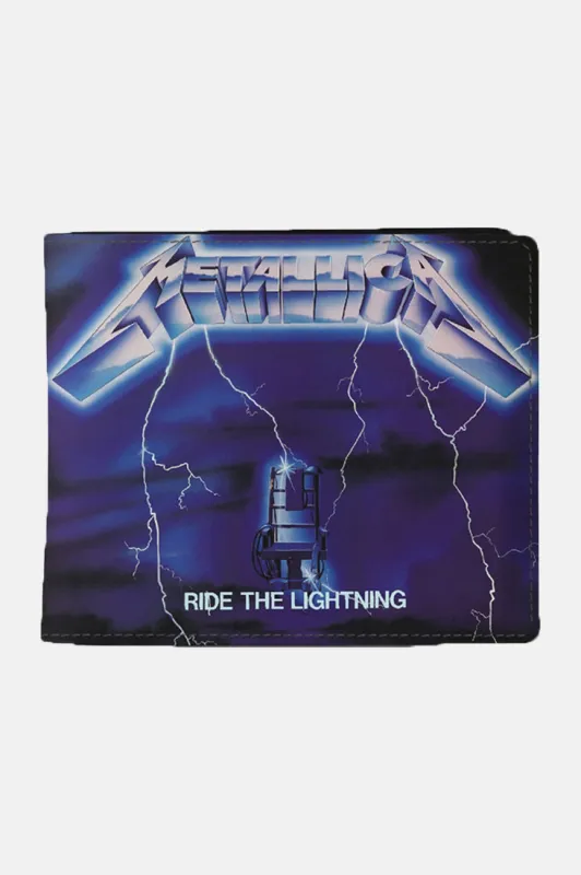 Metallica Ride The Lightning Bifold Wallet sold by Paradiso Clothing