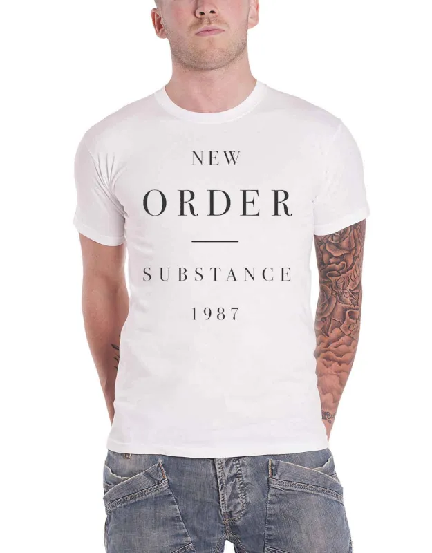 New Order Substance 1987 T Shirt made by Paradiso Clothing