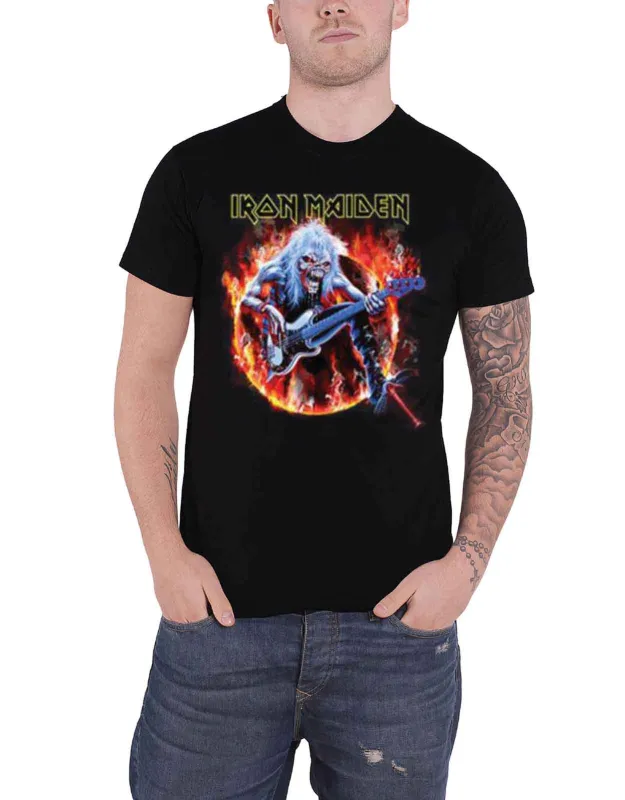 Iron Maiden Fear Live Flames T Shirt made by Paradiso Clothing