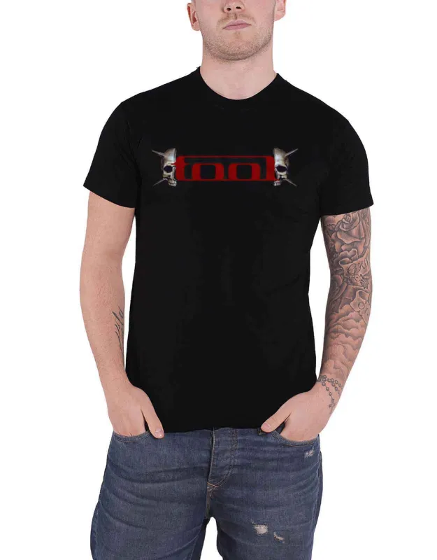 Tool Skull Spikes T Shirt made by Paradiso Clothing
