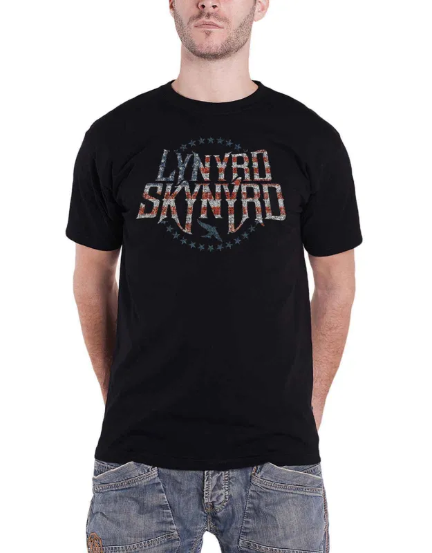 Lynyrd Skynyrd Stars And Stripes T Shirt sold by Paradiso Clothing