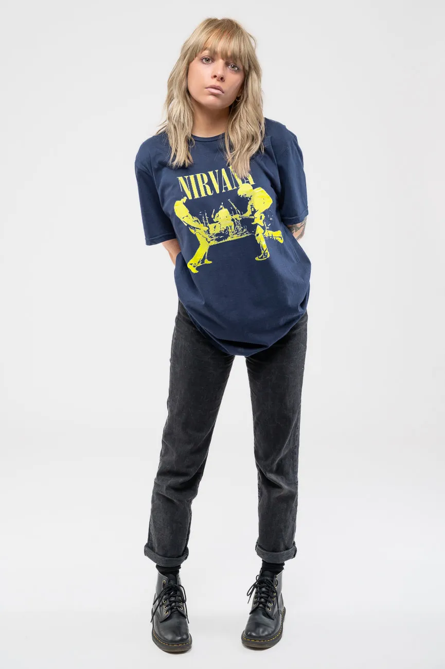 Nirvana Live on Stage T Shirt sold by Paradiso Clothing product image thumbnail 2