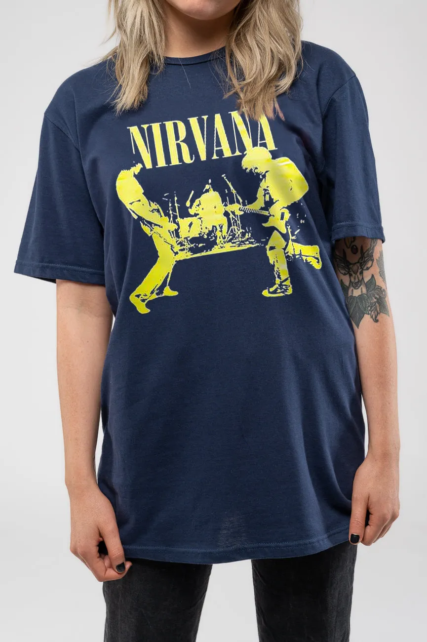 Nirvana Live on Stage T Shirt sold by Paradiso Clothing product image thumbnail 3