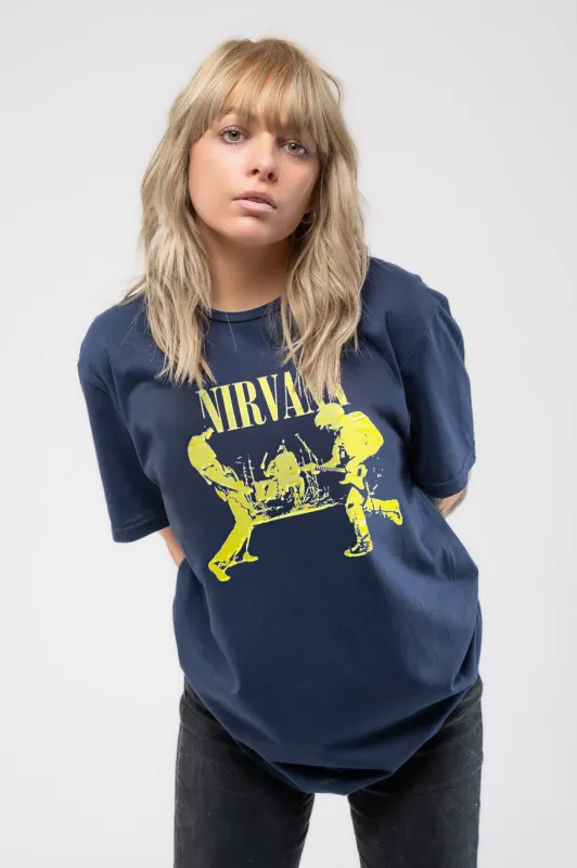 Nirvana Live on Stage T Shirt made by NIRVANA