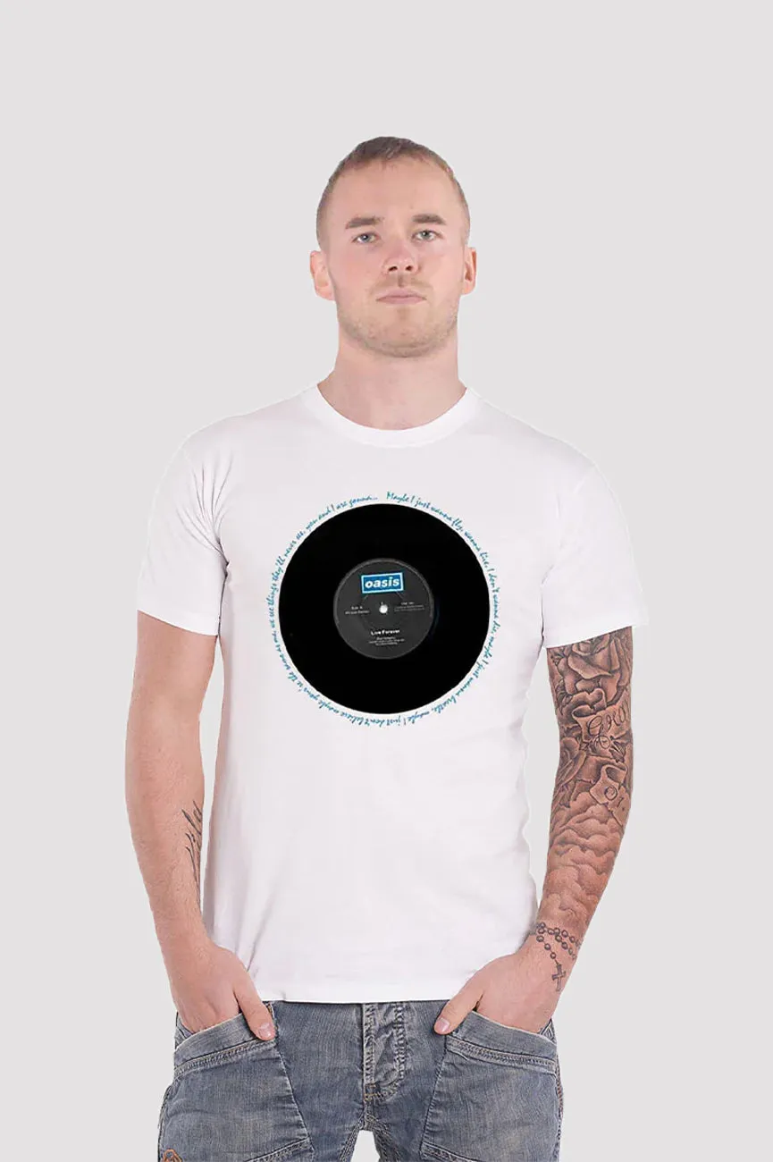 Oasis Live Forever Single T Shirt sold by Paradiso Clothing