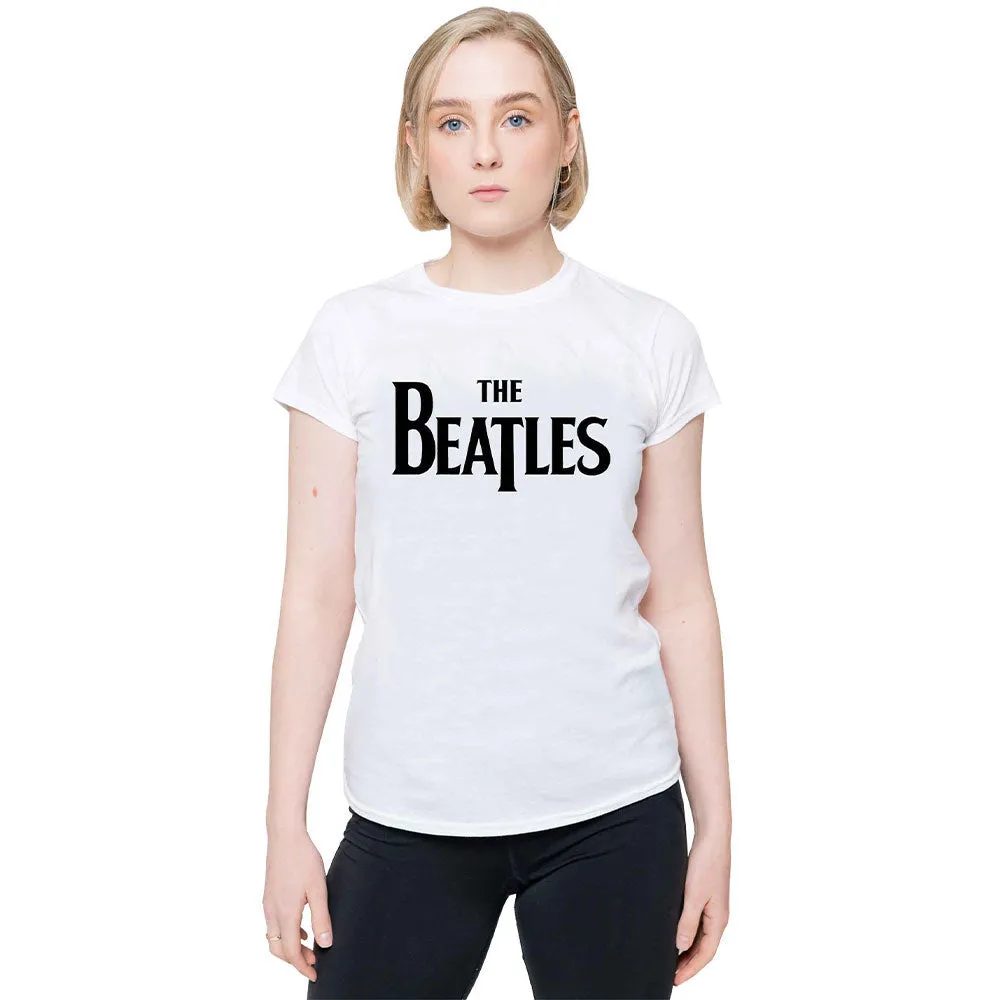 The Beatles Drop T Band Logo Skinny Fit T Shirt sold by Paradiso Clothing