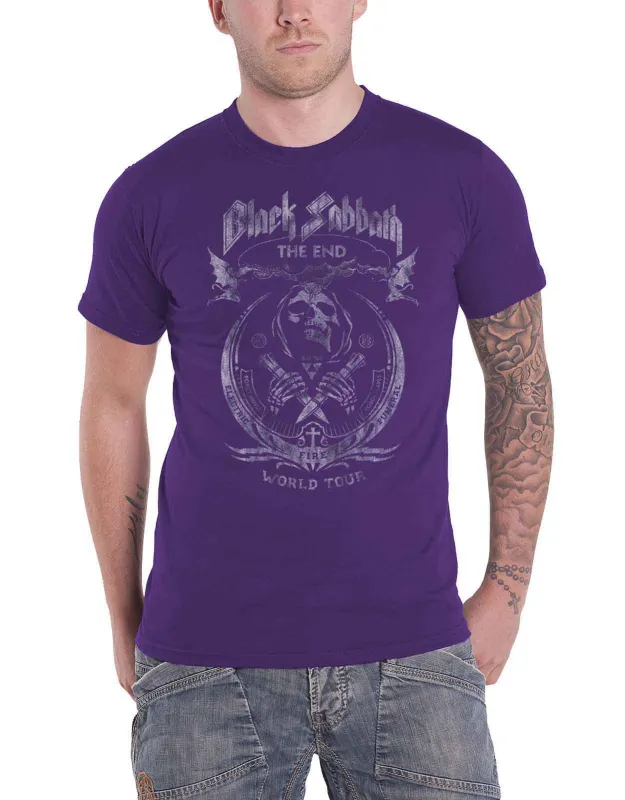 Black Sabbath The End Mushroom Cloud T Shirt made by Paradiso Clothing