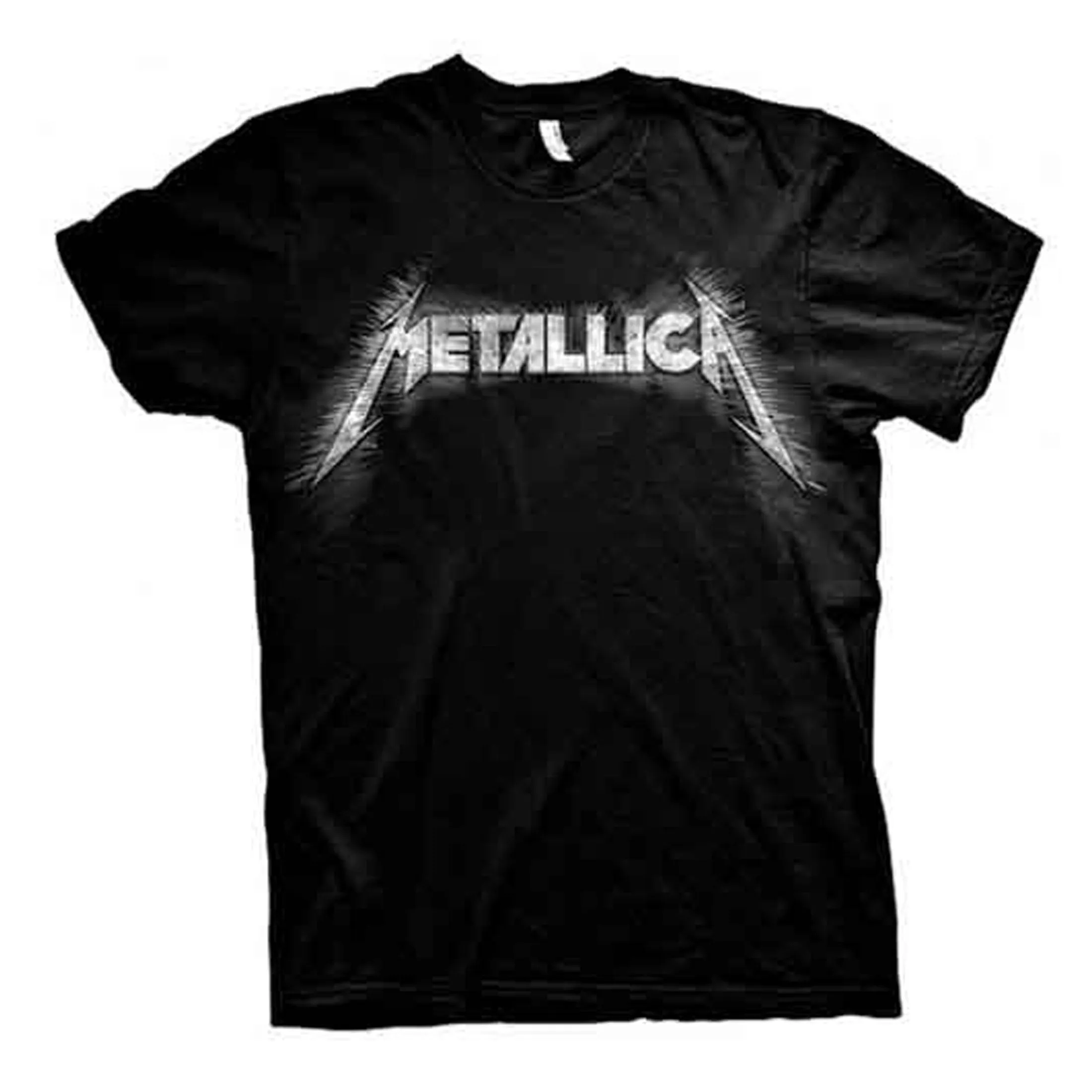Metallica Spiked Band Logo T Shirt sold by Paradiso Clothing