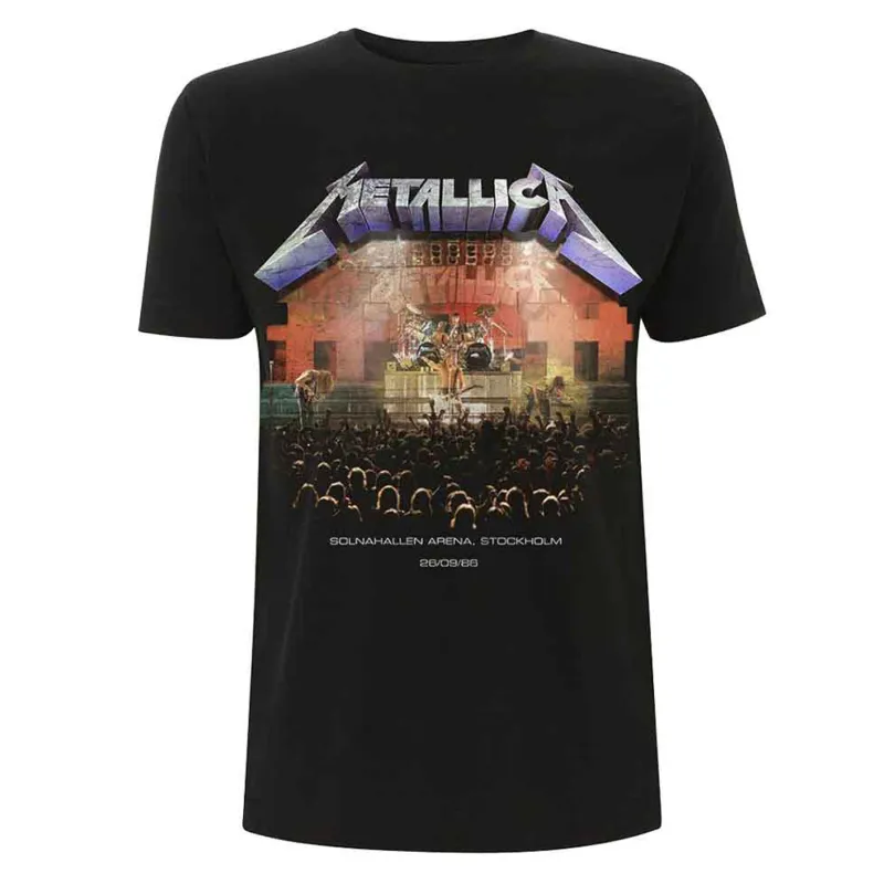 Metallica Stockholm 86  T Shirt made by Paradiso Clothing