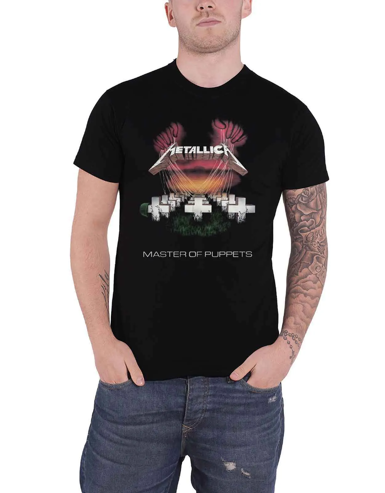 Metallica Master of Puppets European Tour 86 T Shirt sold by Paradiso Clothing