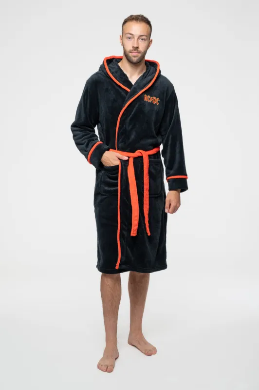 AC/DC Bathrobe Voltage Band Logo made by AC/DC