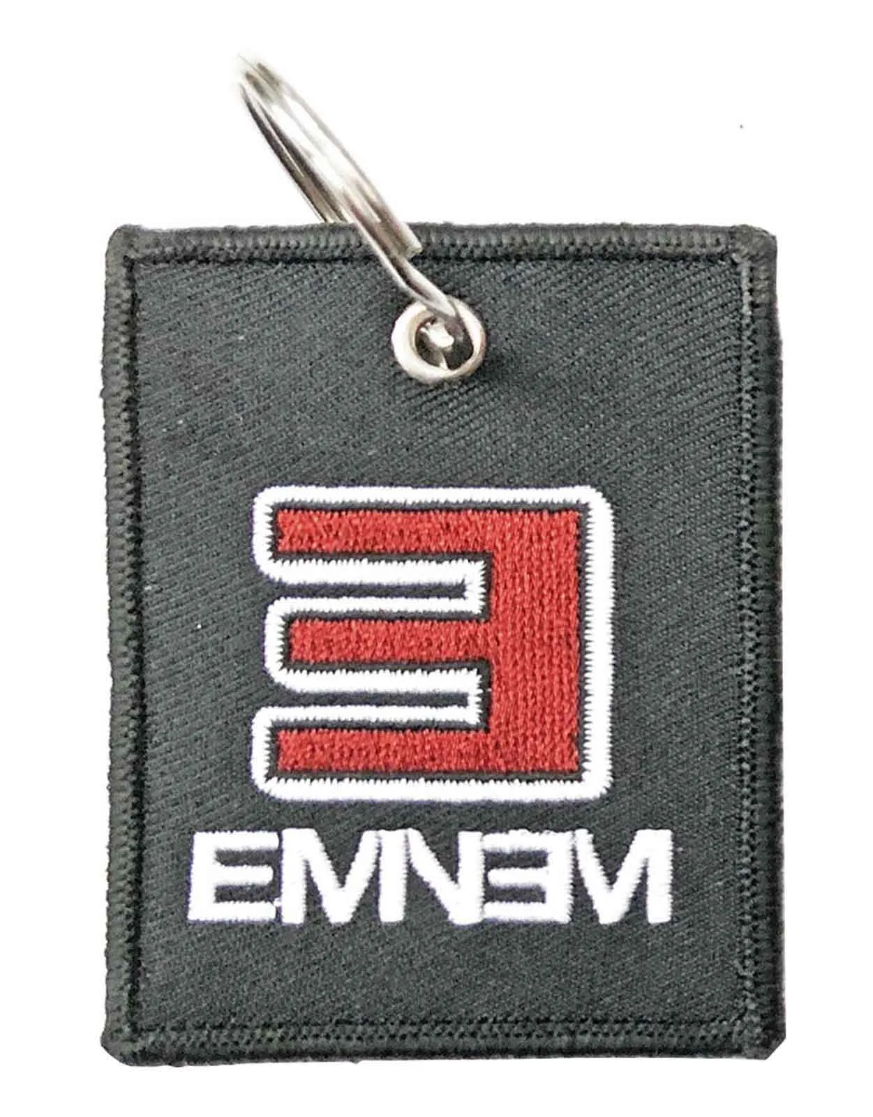 Eminem Keyring Reversed E Logo Patch Keychain sold by Paradiso Clothing