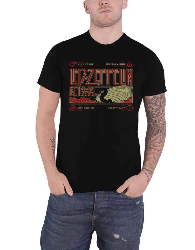 Led Zeppelin Zeppelin and Smoke T Shirt sold by Paradiso Clothing