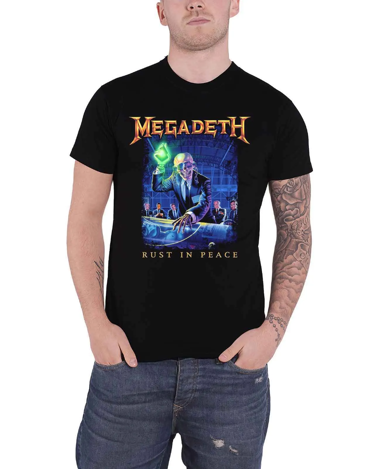 Megadeth Rust In Peace Tracklist T Shirt sold by Paradiso Clothing
