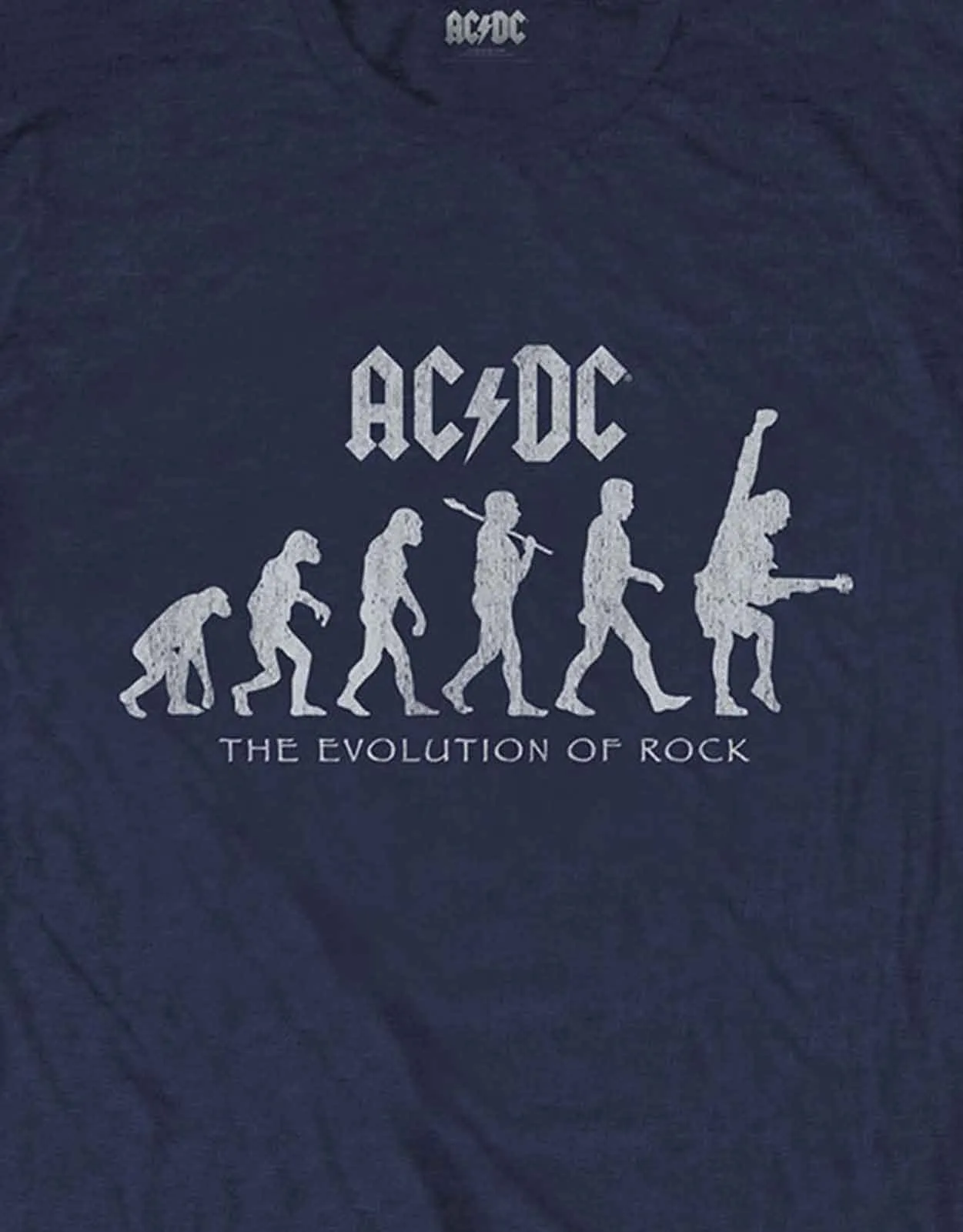 AC/DC Evolution Of Rock T Shirt sold by Paradiso Clothing product image thumbnail 2