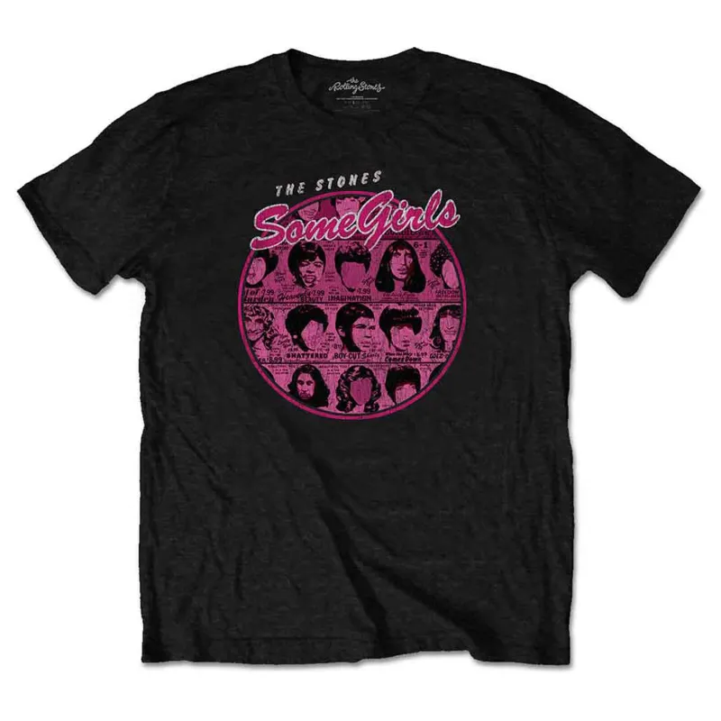 The Rolling Stones Some Girls Circle Version T Shirt sold by Paradiso Clothing