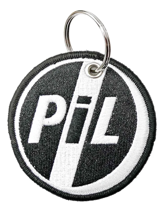 Public Image Ltd Keyring PIL Circle Logo Patch Keychain sold by Paradiso Clothing
