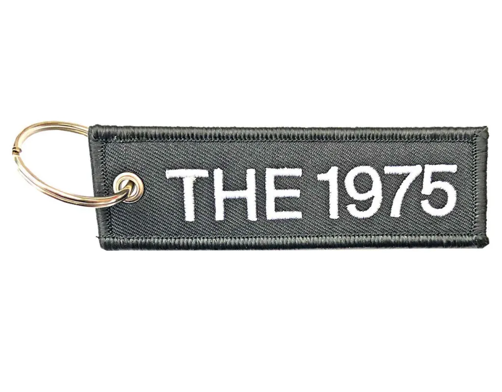 The 1975 Keyring Patch Band Logo Keychain sold by Paradiso Clothing