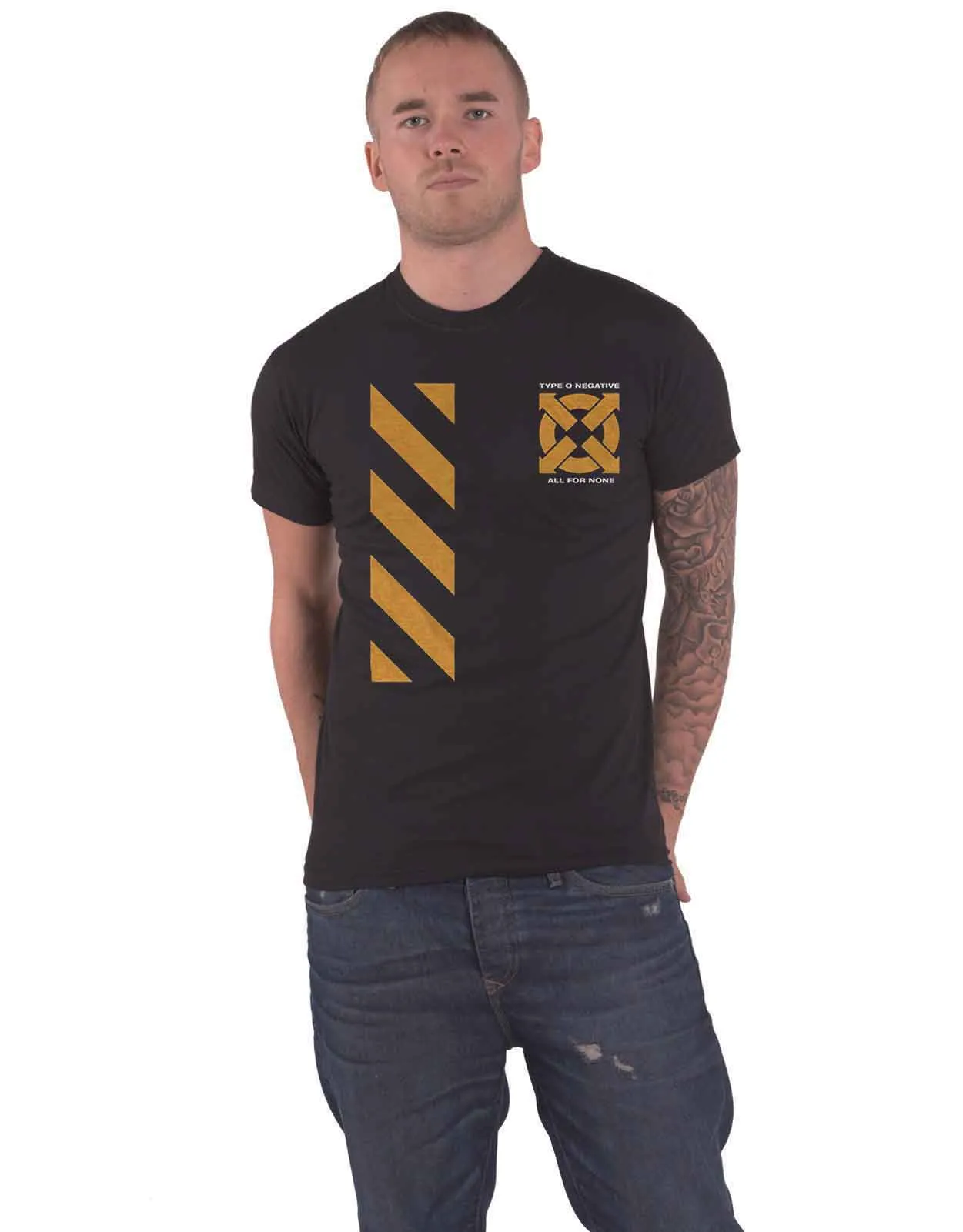 Type O Negative Be A Man Band Logo T Shirt sold by Paradiso Clothing