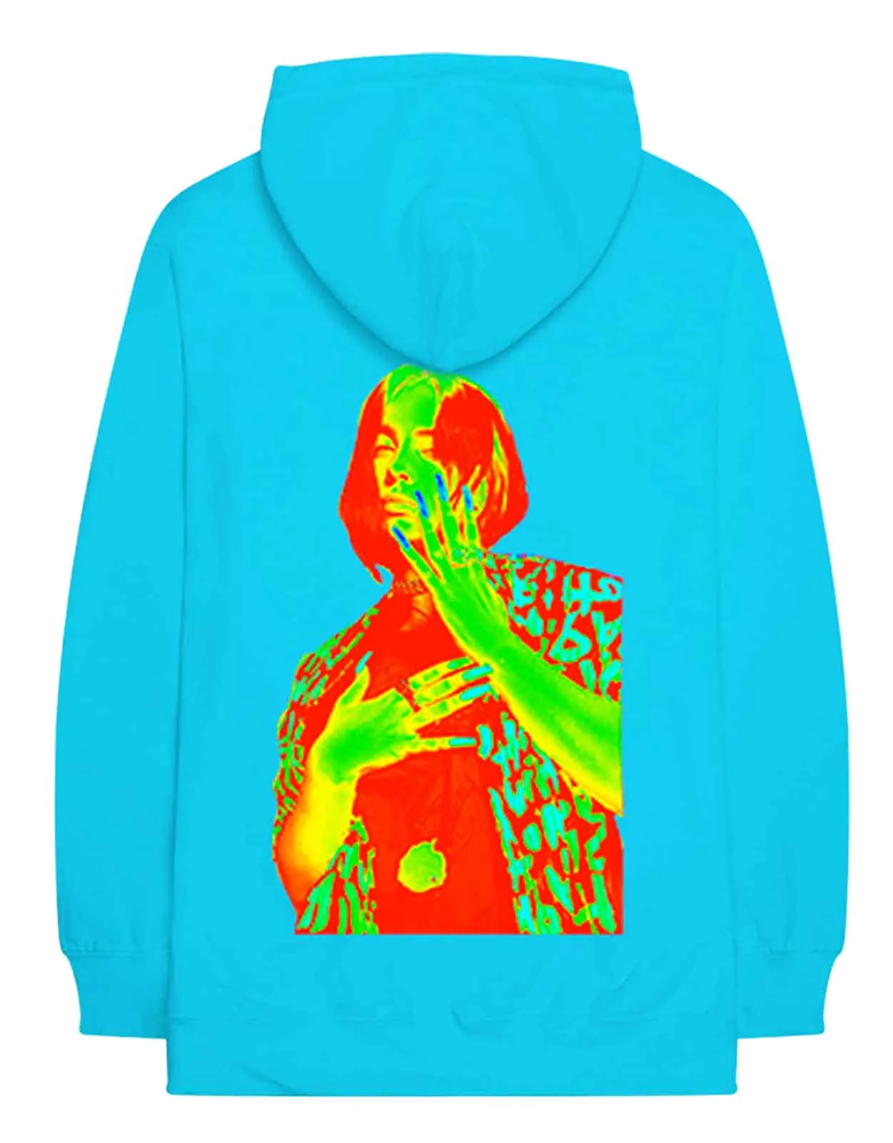 Billie Eilish Thermal Photo Hoodie sold by Paradiso Clothing product image thumbnail 2