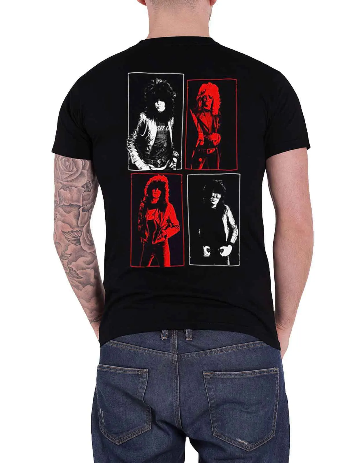 Motley Crue 40 Years Back Print T Shirt sold by Paradiso Clothing product image thumbnail 2