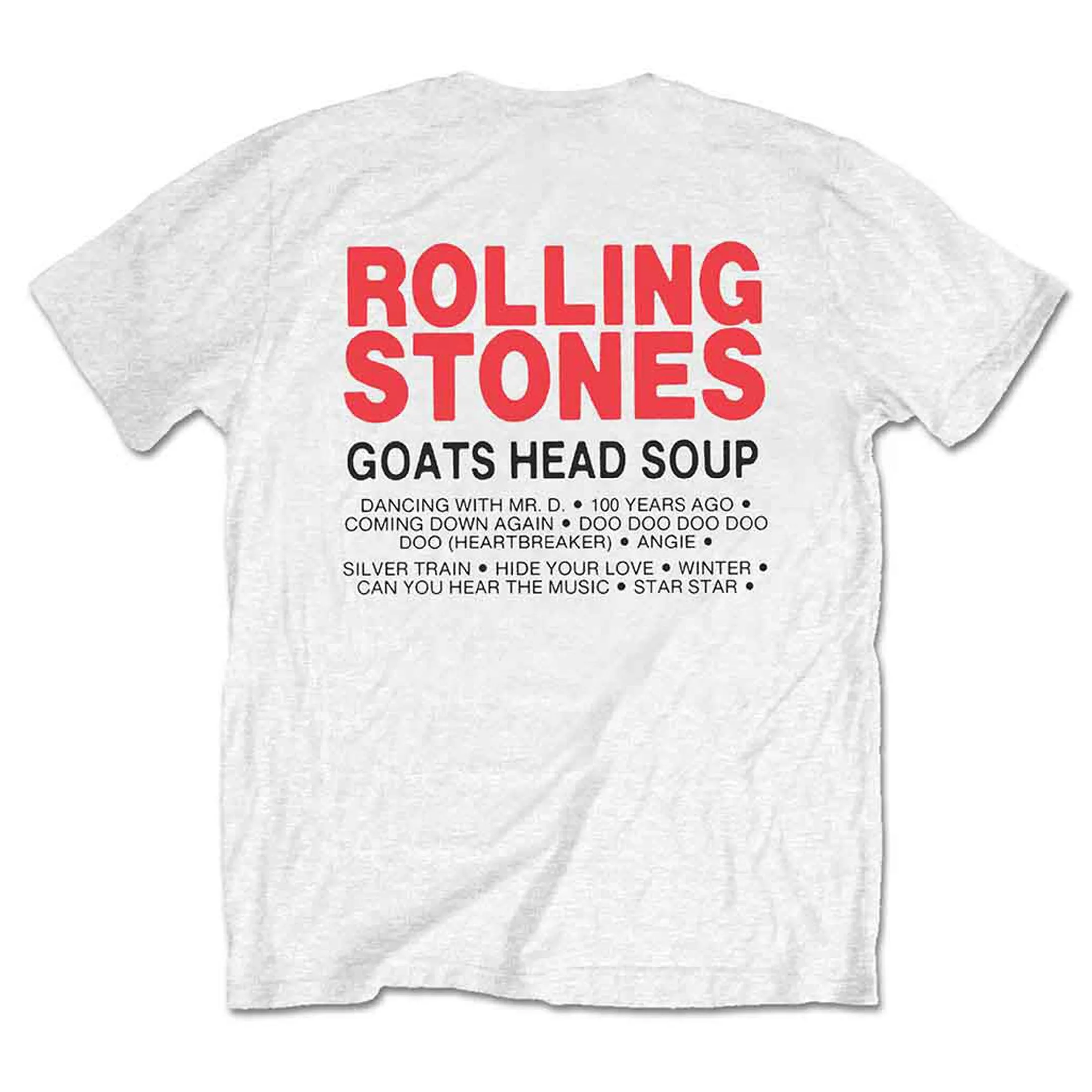 The Rolling Stones Goat Head Soup Tracklist T Shirt sold by Paradiso Clothing product image thumbnail 2