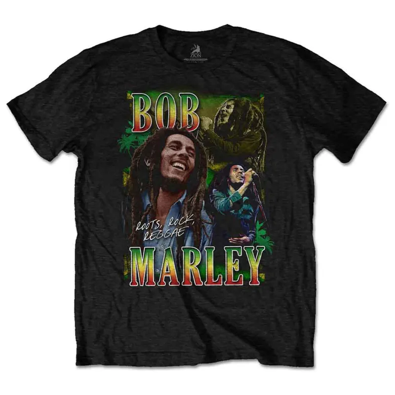 Bob Marley Roots Rock Reggae Homage T Shirt sold by Paradiso Clothing