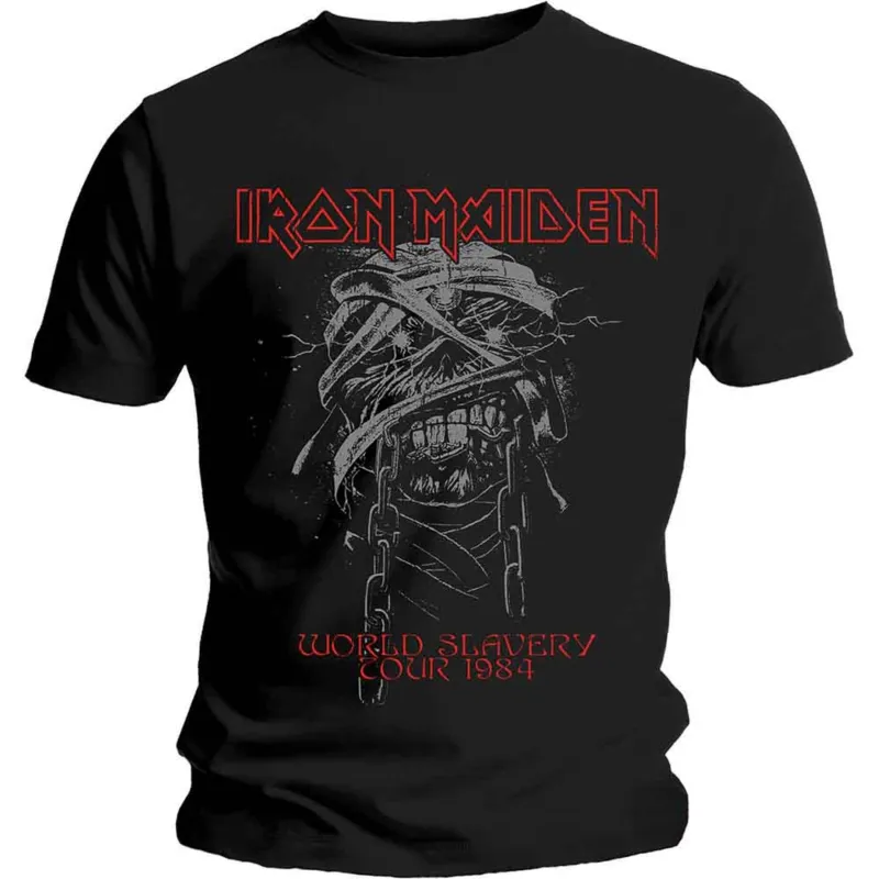 Iron Maiden World Slavery 1984 Tour T Shirt sold by Paradiso Clothing