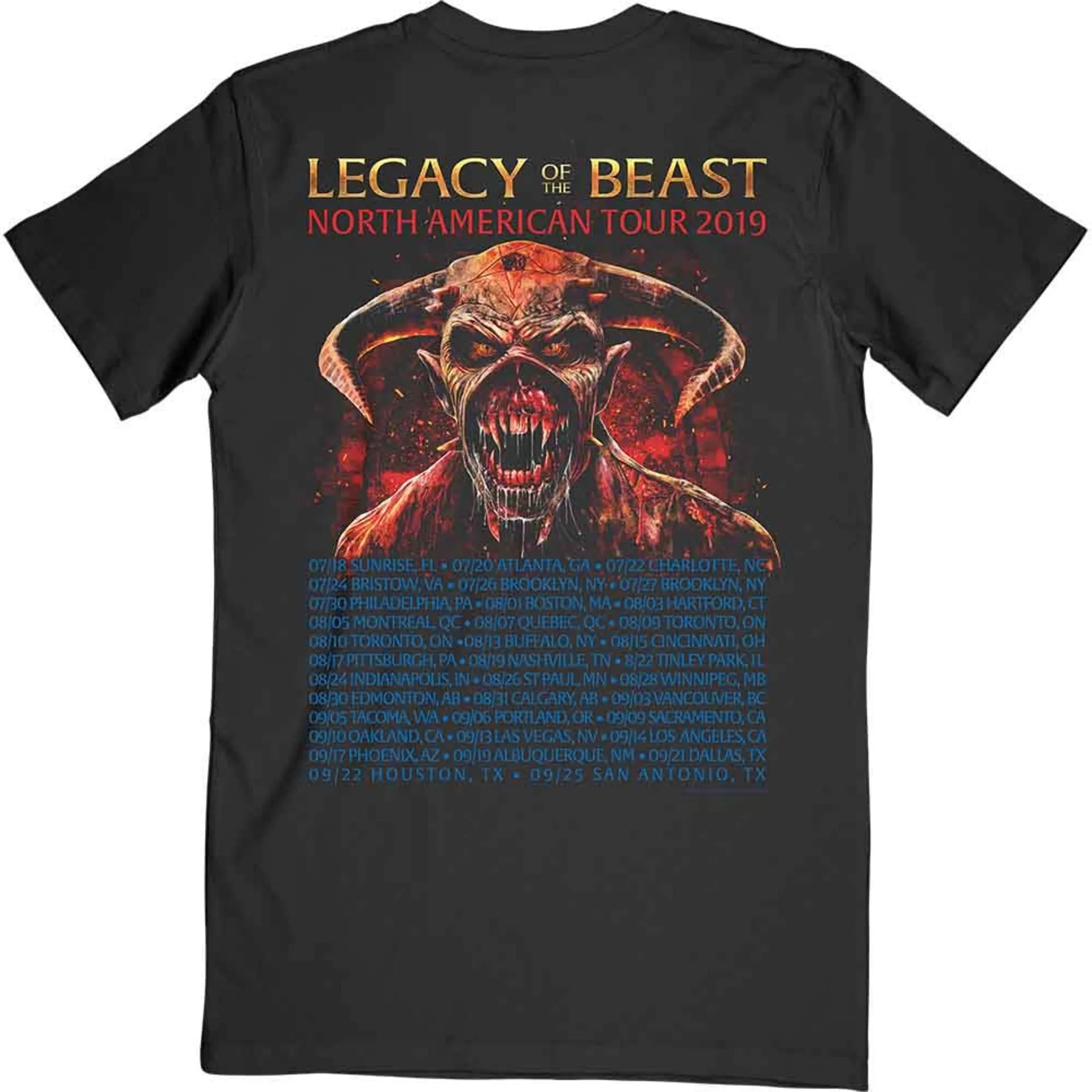 Iron Maiden Two Minutes to Midnight T Shirt sold by Paradiso Clothing product image thumbnail 2