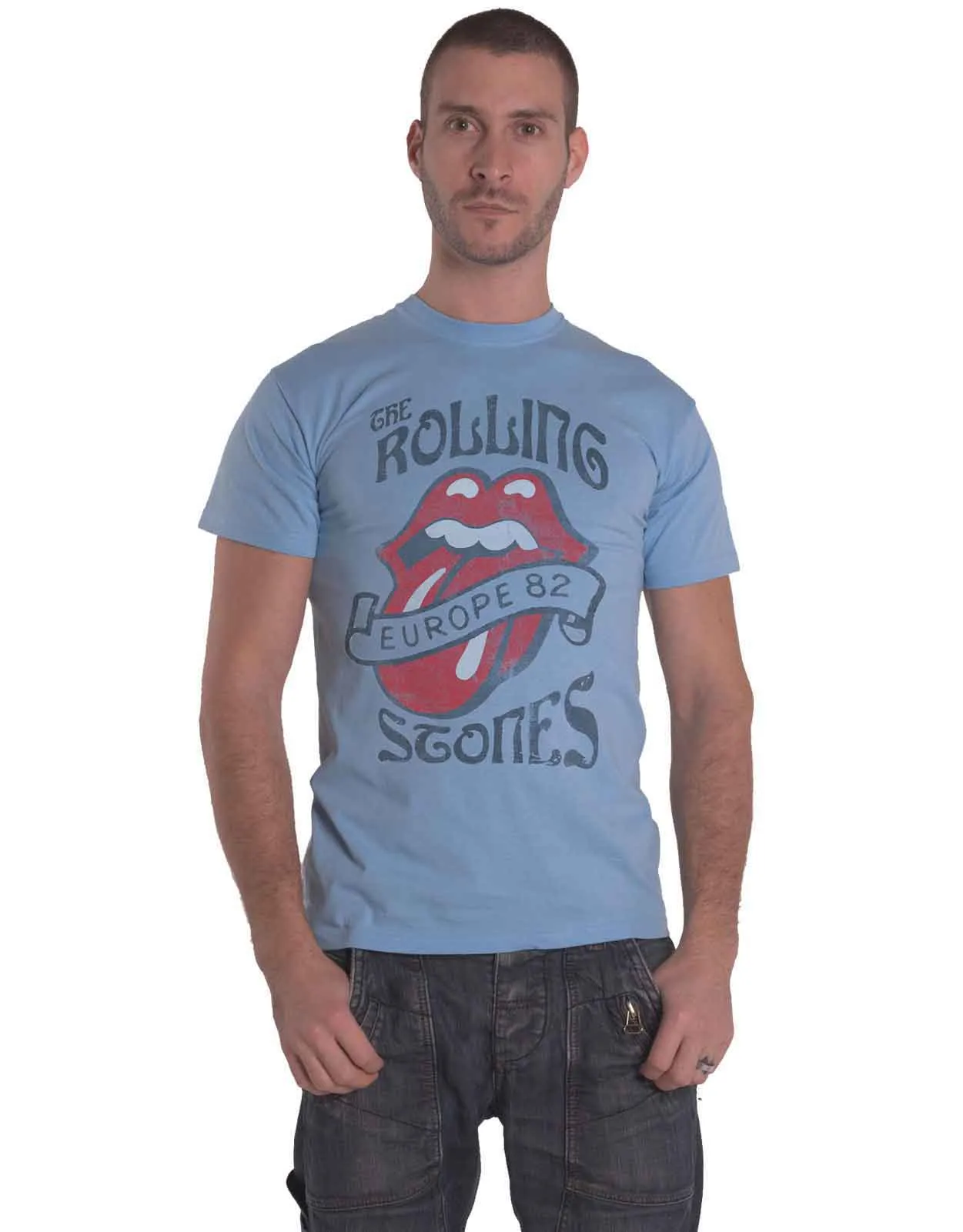The Rolling Stones Europe 82 Tour T Shirt sold by Paradiso Clothing