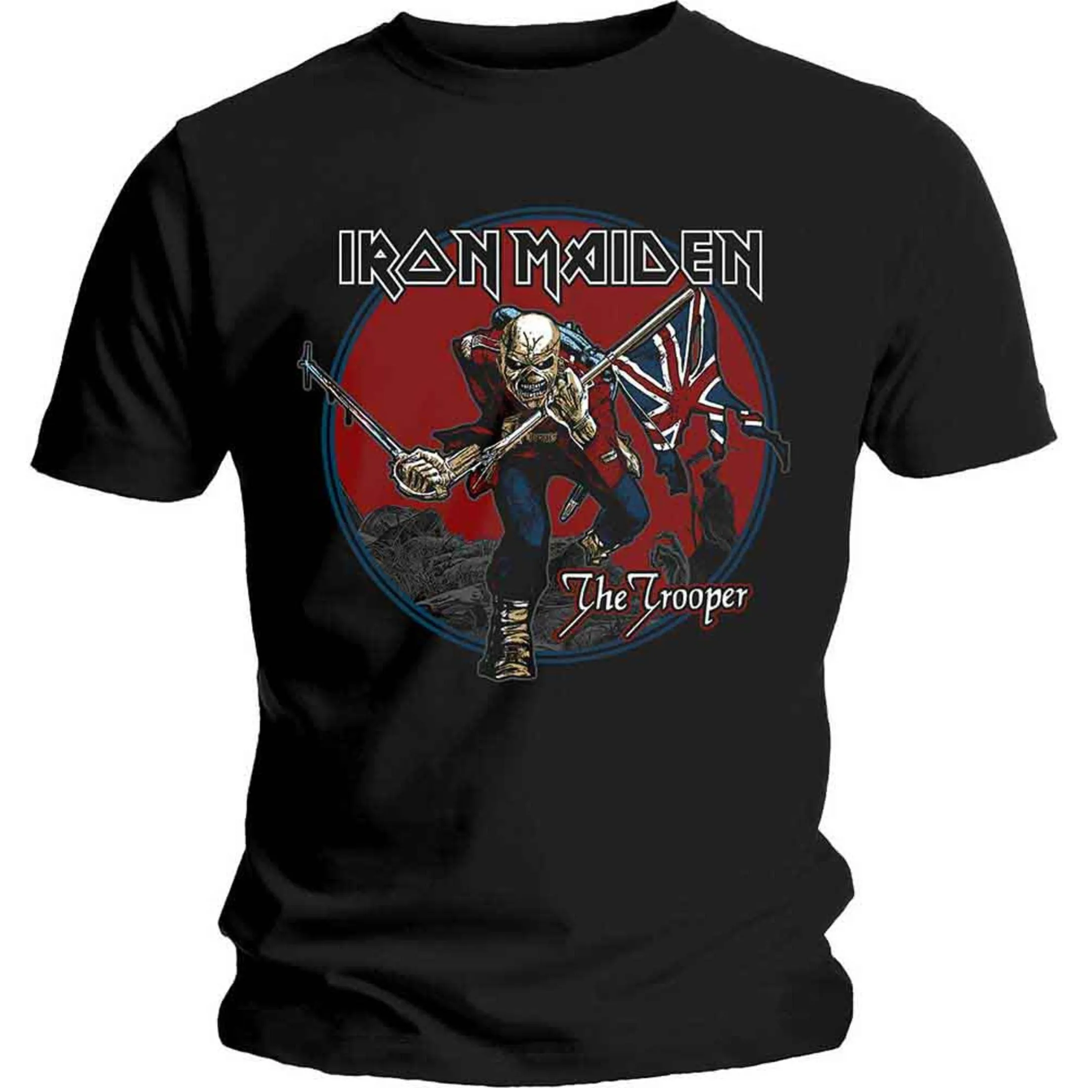 Iron Maiden Trooper Red Sky T Shirt sold by Paradiso Clothing